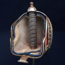 Scottish WW1-WW2 Officers Basket Hilt Broadsword, Major Thomas William Youngson, KOSB 19